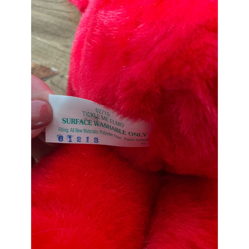 Vintage 1995 Tyco Tickle Me Elmo Plush Working Tested Sesame Street Jim Henson - Picture 4 of 5